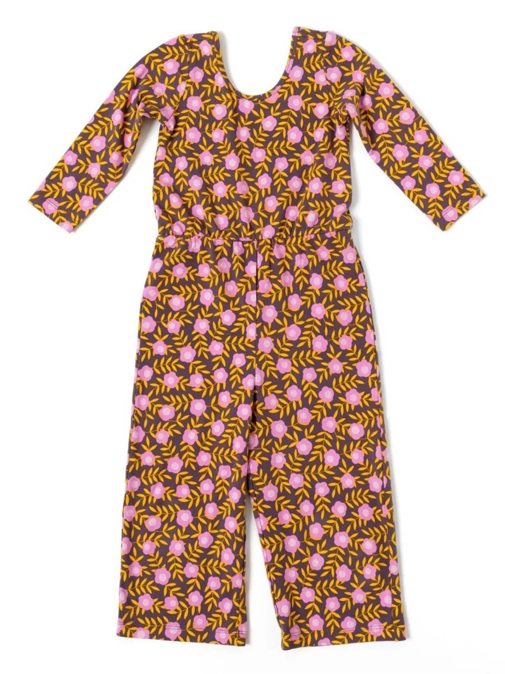 ALICE + AMES Wide Leg Jumpsuit in Harvest Moon - 4T